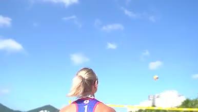 三亚美女沙滩排球视频的预览图